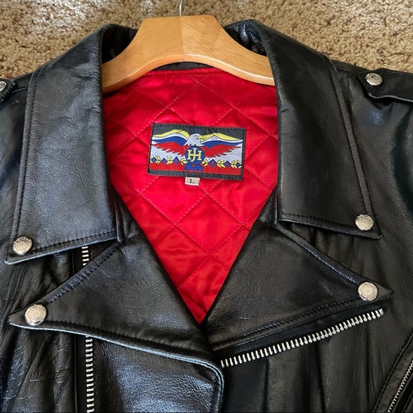Authentic Jeff Hamilton Moto leather jacket - Picture 2 of 9
